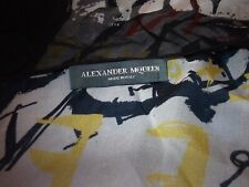 alexander mcqueen scarf graffitti & skull