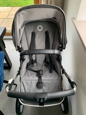Bugaboo Fox 2 Grey Melange carrycot and seat pushchair
