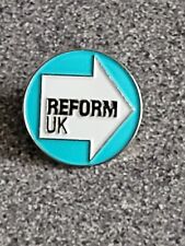 Reform UK Enamel Lapel Badge - 25mm Diameter