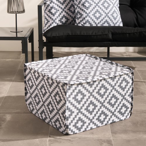 Ohs geometric garden pouffe - geometric,