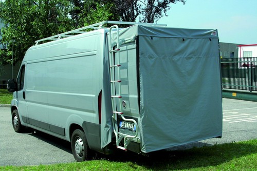 Fiamma rear door - rear, privacy