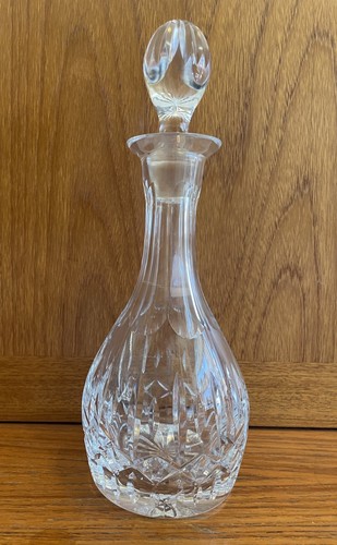 Vintage heavy cut glass lead - heavy,