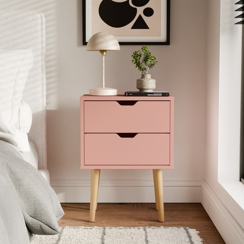 Nyborg single drawer bedside - 2,