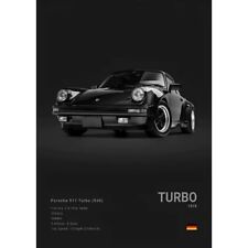 Porsche 911 Turbo (930) 1974 Poster Print | Wall Art | Car Picture