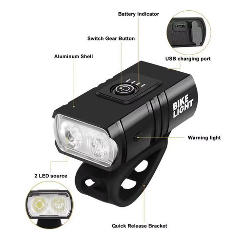 Led mountain bike - bike, light