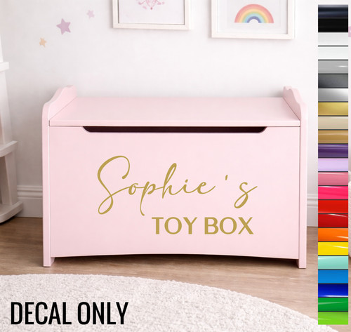 Personalised toy box name - toy,