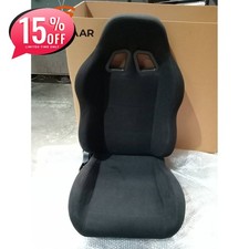 GEARZAAR Large Fixed Fibreglass Racing Bucket Seat + Runners