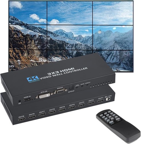 Video wall controller 3x3 tv - 3x3,,