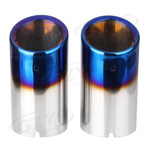 Pair car chrome exhaust - pair,