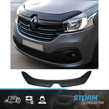FOR RENAULT TRAFIC 2014-2022 STX BONNET GUARD BUG STONE PROTECTOR IN DARK SMOKE