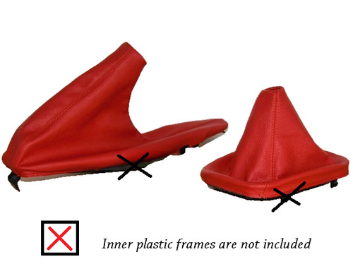 Genuine red leather gear - red,
