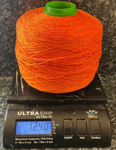 Spun polyester bright orange - spun,