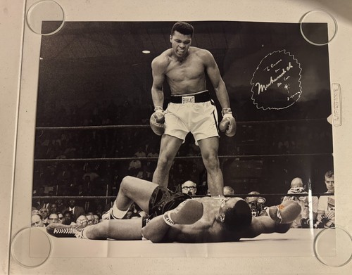 Autographed muhammad ali - muhammad,