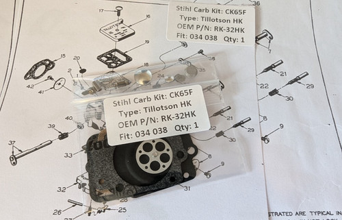 Stihl 034 038 tillotson - 038, hk