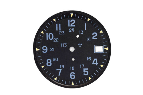 Traser military watch dial - military,