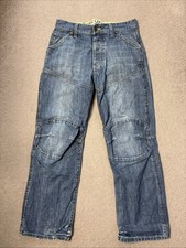 G Star Raw Jeans Mens W32 L29 Blue Denim  Elwood Heritage Loose (3245)