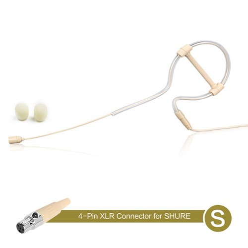 Beige headset microphone for - microphone,