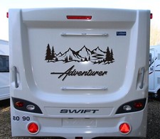 1x Adventurer Van Camper Motorhome Caravan Decals Sticker decal Graphics sw9