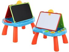 Childs Art Easel Desk Double Sided Blackboard Whiteboard Painting Drawing Set