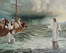 JESUS CHRIST WALKING ON WATER