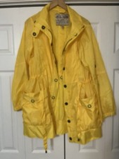 American Rag Cie Fisherman Raincoat Women’s  Sz S Yellow Rain jacket NEW WOT