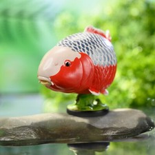 Animal Heavenly Body Asagi Koi Statue Cyprinus carpio Aquatic Pet Fish
