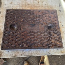 Cast Iron Manhole Drain Cover 642mm X 486mm Extra Heavy Duty Inspection Lid 