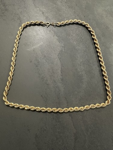 9ct gold rope chain - 9ct,