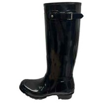 HUNTER Original Glossy Tall Wellies UK 7 US 9 EU 40 REF D66-