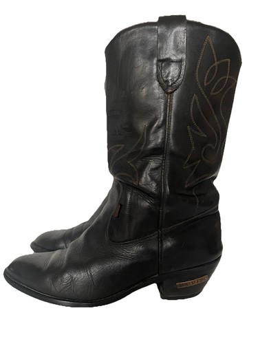 Levi black leather vintage - leather,