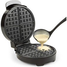 Progress Black Non-Stick Belgian Waffle Snack Kitchen Breakfast Maker Machine