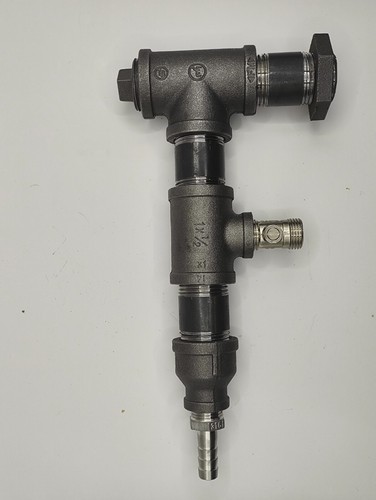 Media flow valve for - media, blast