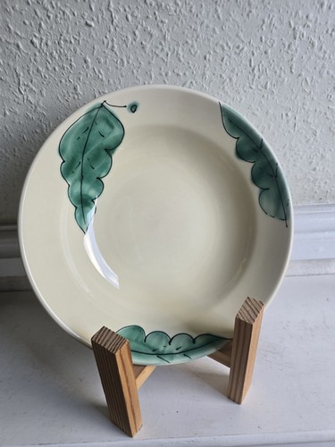 Poole pottery beige and - and, green