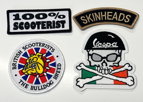 Skinhead scooterist bulldog - skinhead,