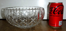 Waterford Crystal Glass Fruit Bowl ~ Araglin ~ 7” ~ Signed ~ Excellent
