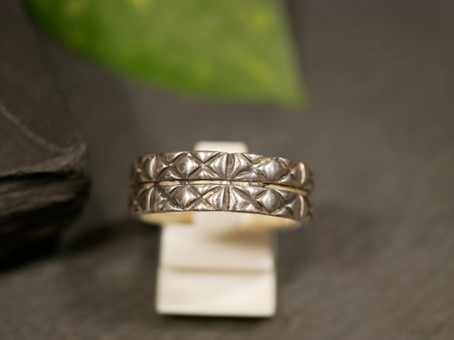 Large 925 silver ring crosses - 925,