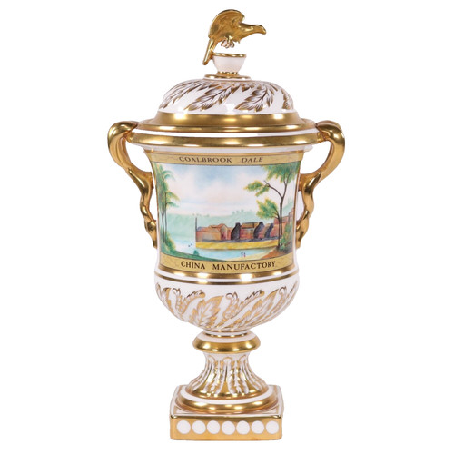 Coalport vase eagle - coalport,