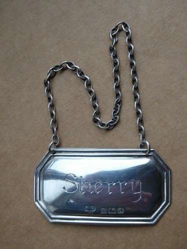 Solid silver vintage bottle - silver,
