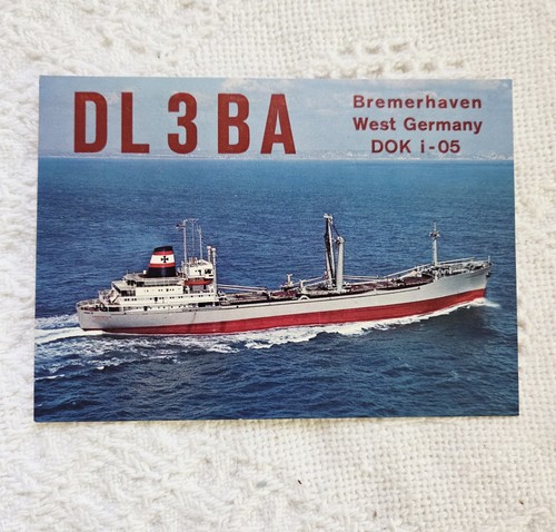 Rare vintage qsl - rare, ham