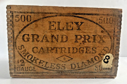 Wooden cartridge box eley - cartridge,