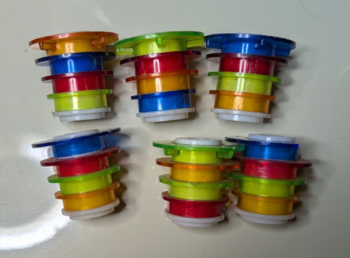 Rainbow christmas lights - christmas,