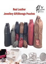 LEATHER DRAWSTRING POUCH GIFT