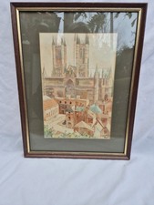 Original Framed Watercolour By