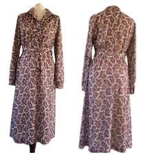 Vintage Ladies Norman Linton Special Edition Dress & Belt Paisley