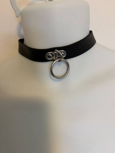 Faux leather collar gay - faux,