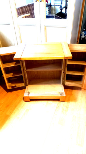 Two solid ash wood - two,