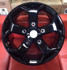 4X 18" TRANSIT ST STYLE ALLOY WHEELS FITS FORD TRANSIT CUSTOMFULL GLOSS BLACK