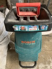 Bosch ATX 200 Garden Shredder Chopper with Red Pusher Slide Handle