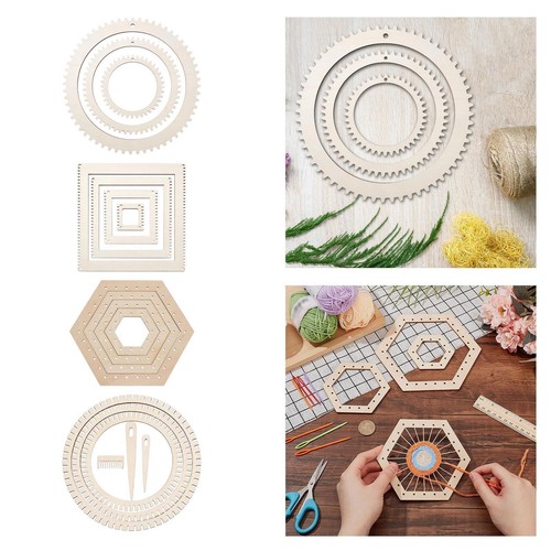 Wooden weaving loom kit - weaving,