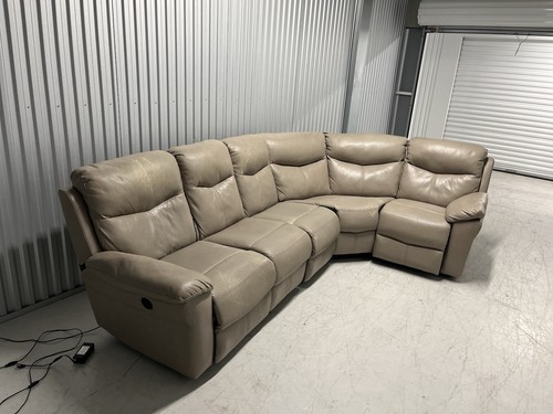 Beige seater recliner corner - 5,